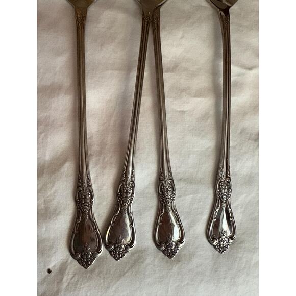 Oneida Kennett Square Stainless Set of Eight Iced Tea Spoons - Picture 4 of 7